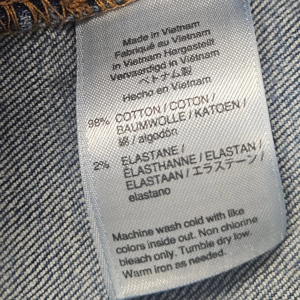 JCrew Mercantile‎ Flex Jeans 34x32 Slim Fit Light Wash Denim Stretch Casual